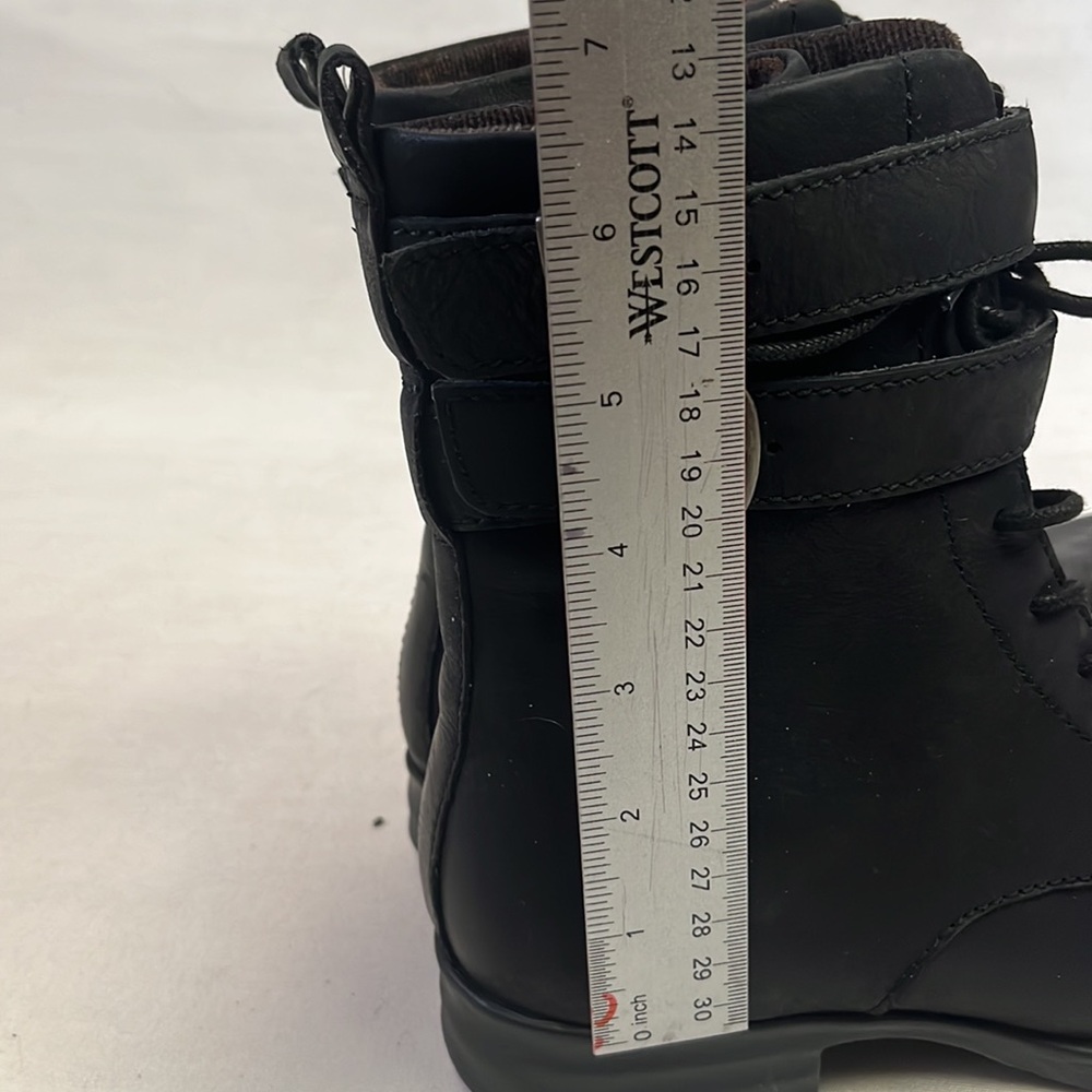 Born Camryn Boots Women's Size 6M Black Leather Retro Combat Ankle Boot - Picture 10 of 10